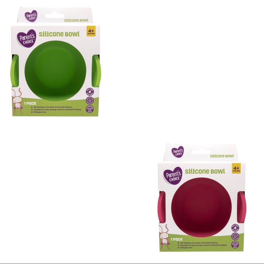 New Parents choice Silicone bowls